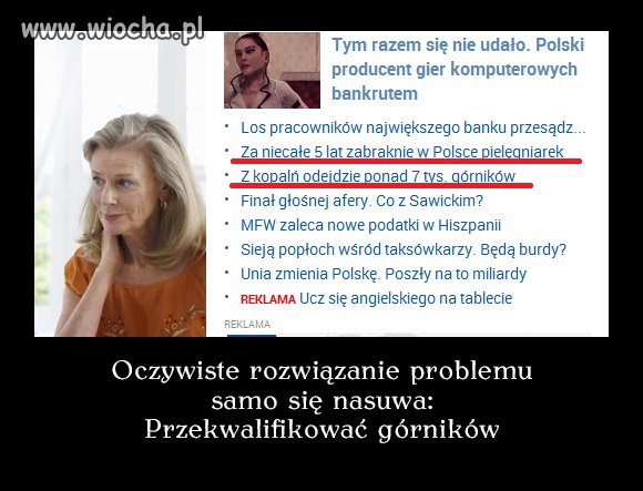 Pielęgniarki i górnicy