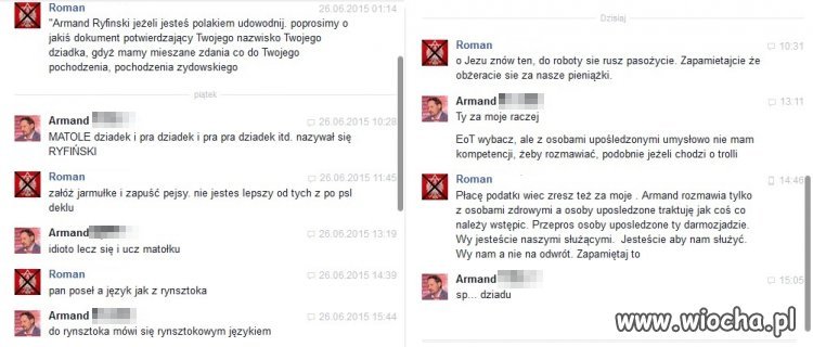 Poseł kochający osoby upośledzone