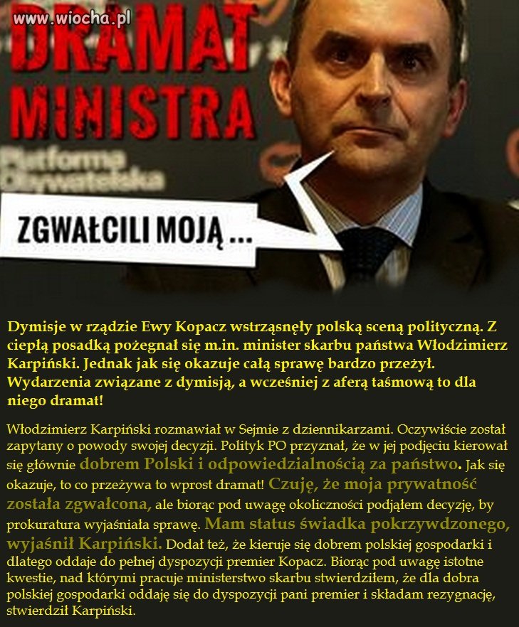 Po prostu poczuł, że dobrali mu się do d**y 