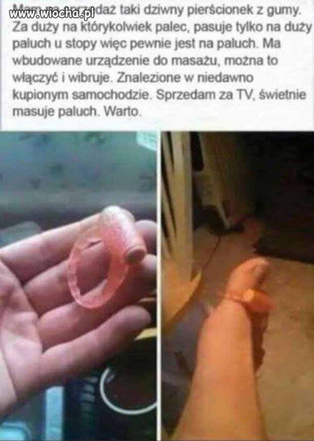 Mam na sprzedaż ...świetnie masuje paluch.Warto