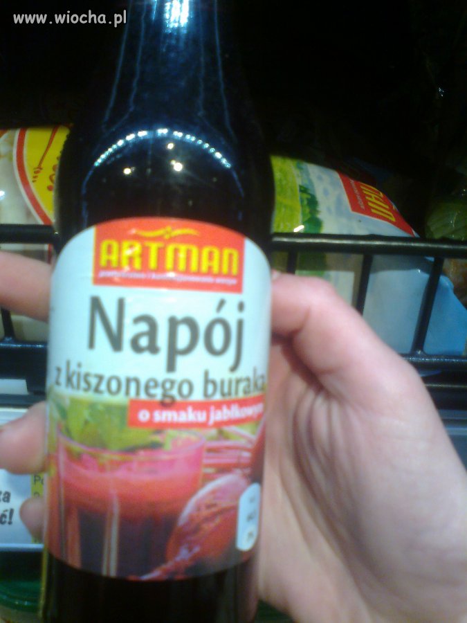 Napój z kiszonego buraka