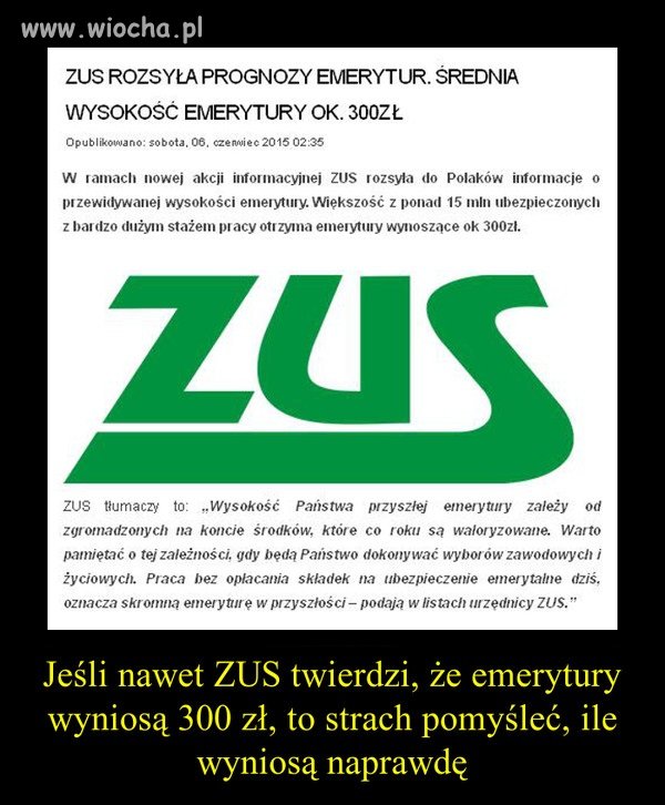 "Świetlana" przyszłość emerytów 