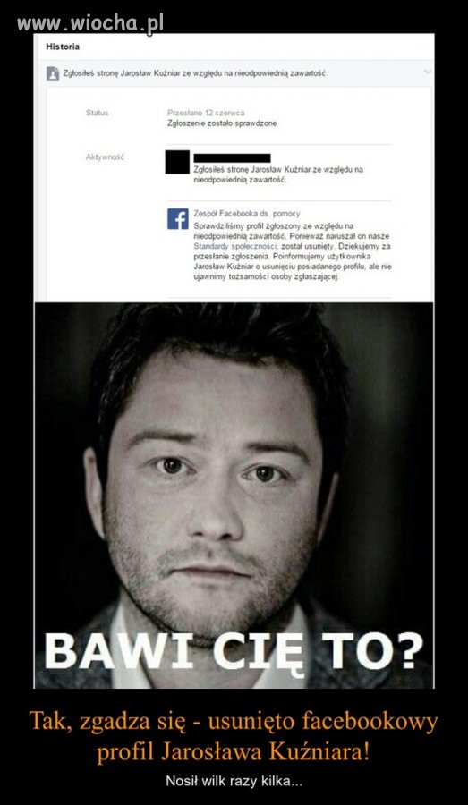 No i się doigrał