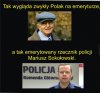 42-letni rzecznik policji odchodzi na emeryturę.