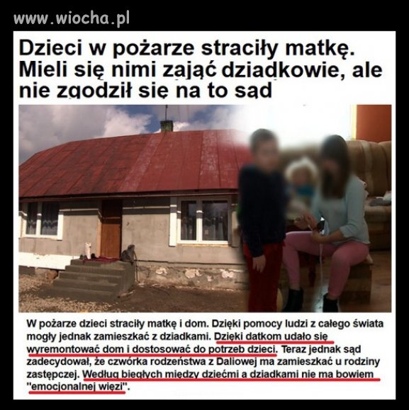 Sąd wie lepiej gdzie będzie emocjonalna więź.