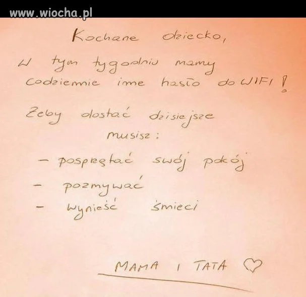 Popieram takie wychowanie