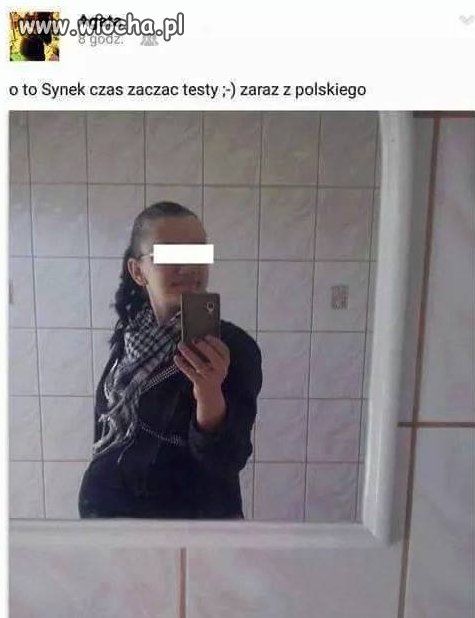 A tak było przed egzaminem gimnazjalnym..