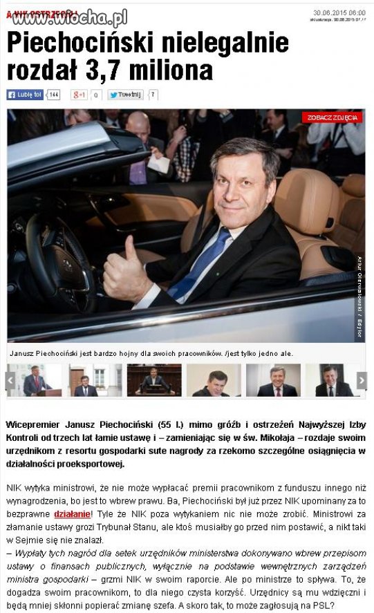 Plujemy na PO i PIS. 