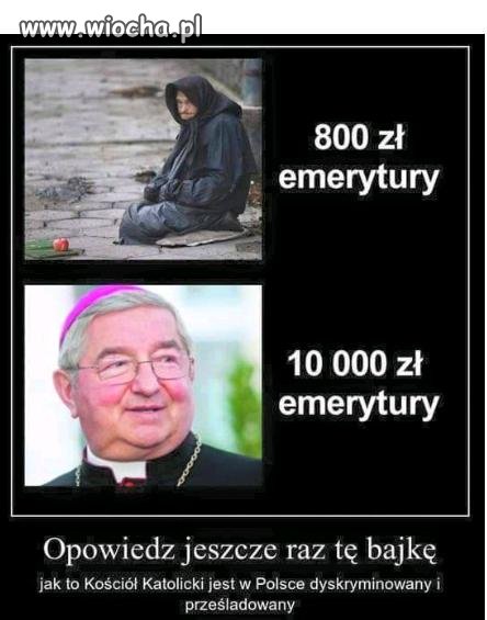 Strasznie dyskryminowani.