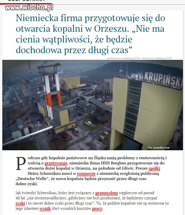 Polski węgiel  opłaca się Niemcom i Czechom.
