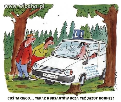 Nauka jazdy...