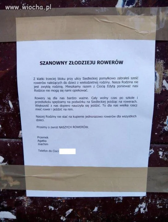 Złodziej rowerów