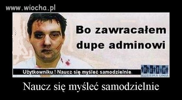 Administracja niech nie śpi!