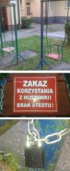 Atest na huśtawki 