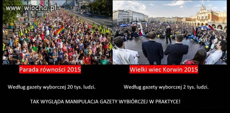 Gazeta wyborcza mistrzyni manipulacji, ma problemy 