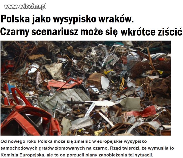Rząd zawalił sprawę i zwala na Unię