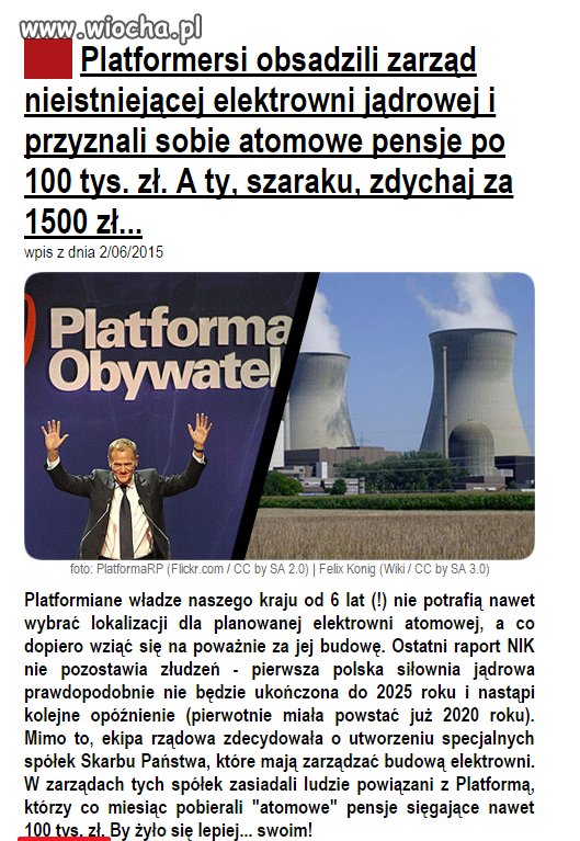 Będzie jak z autostradami. Wybudowali za nasze a 