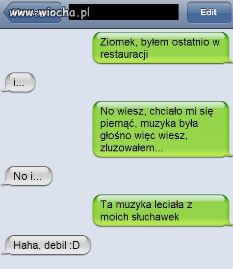 Byłem w restauracji...