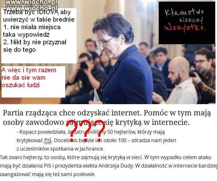 Kłamstwo niszczy Wszystko
