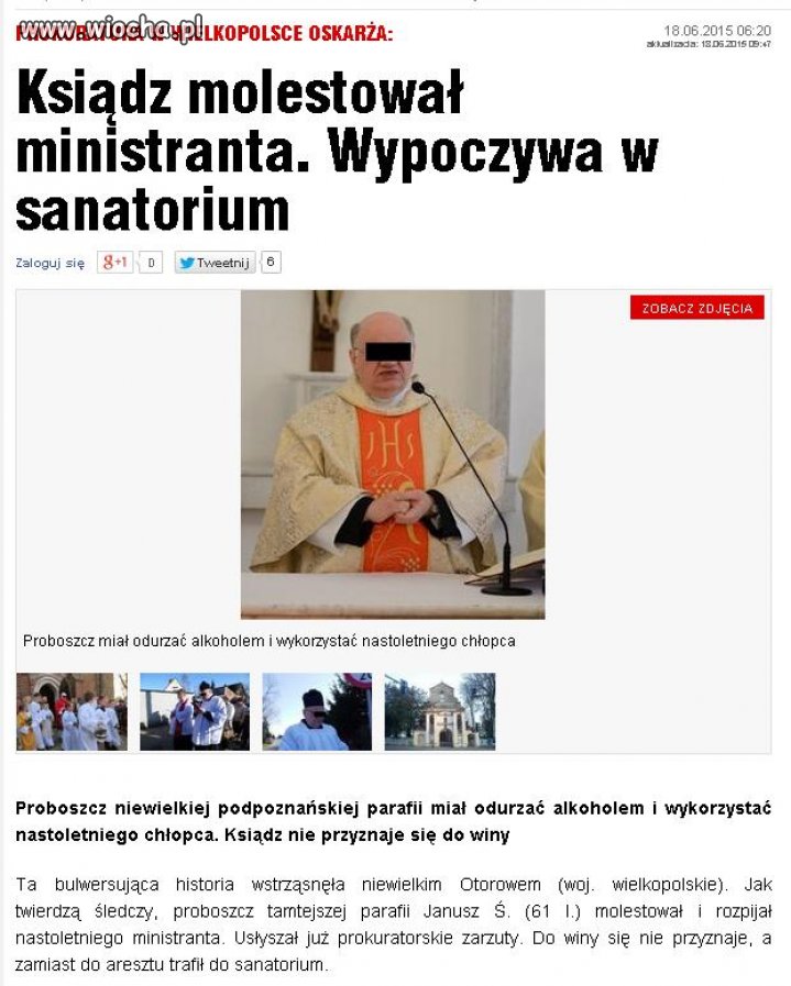 Tak wygląda kara za pedofilię dla księdza... 