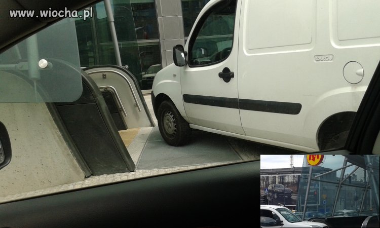 Wieśniak zastawił wyjście z metra