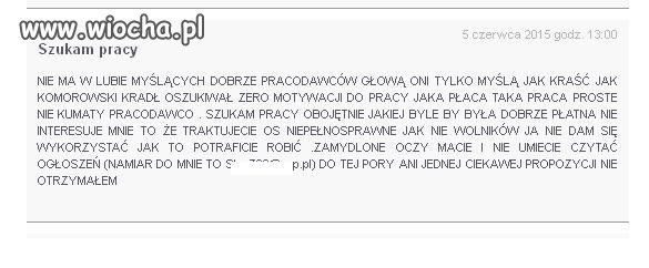 Szukam pracy