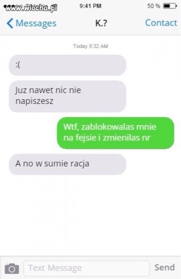 Nie napisał