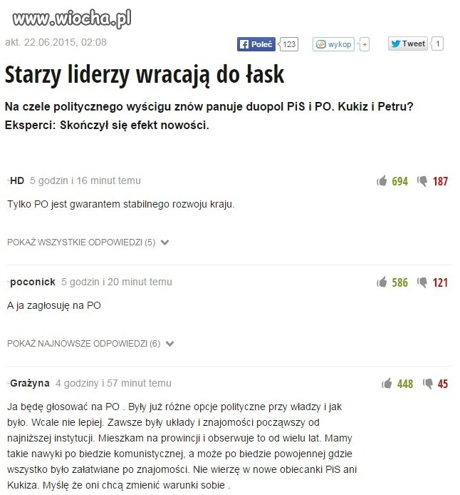 Automatyczne plusiki z 22 czerwca...