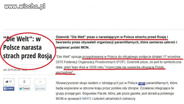 Bo Polacy nie wybrali zgody i bezpieczeństwa