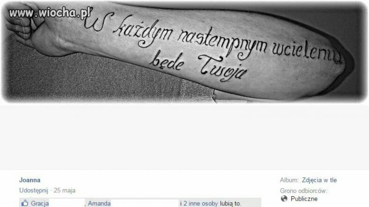 Tatuaż z przekazem