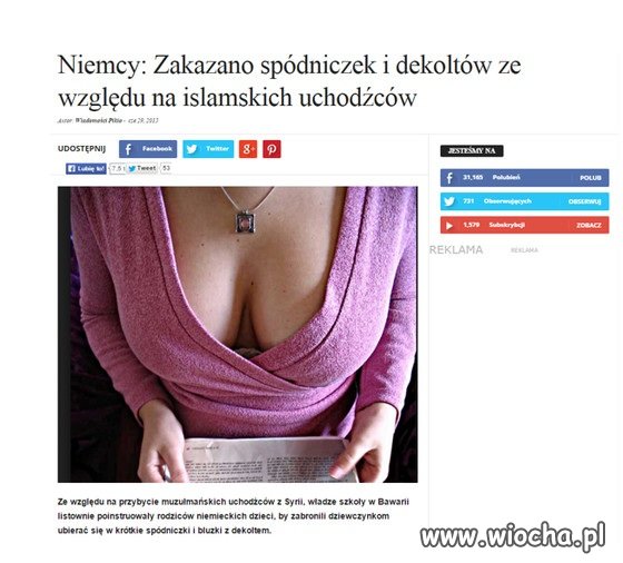 Kolejny poziom debilizmu osiągnięty 