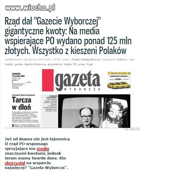 Wszystko za nasze pieniądze 