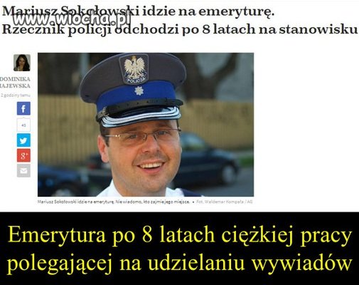 Się napracował 