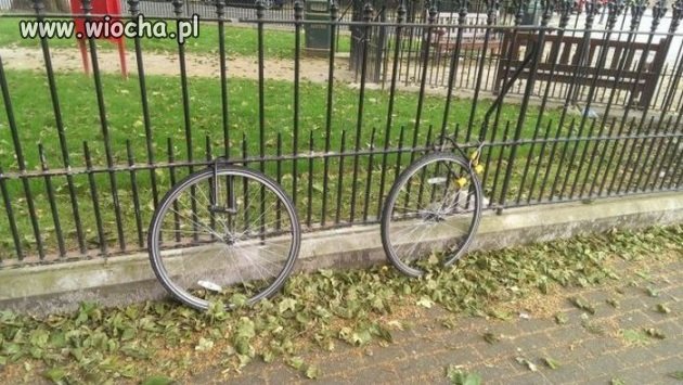 Jak nie zabezpieczać roweru