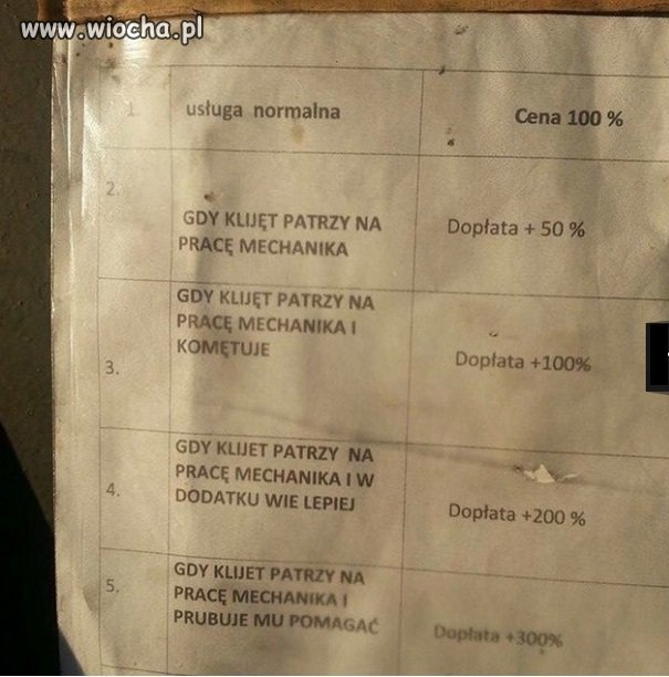 Praca mechanika 