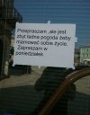 "+"za szczerość