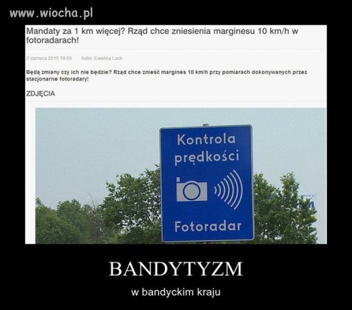 Nie ważne, że na liczniku będziesz mieć 50 km/h