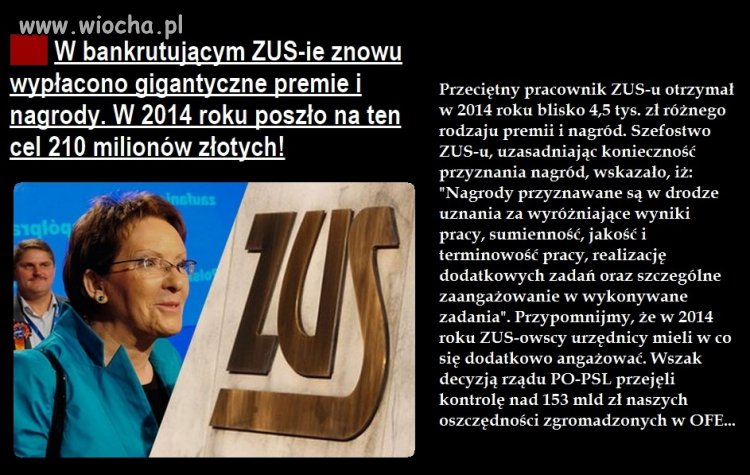 Premie i nagrody w ZUS-ie 