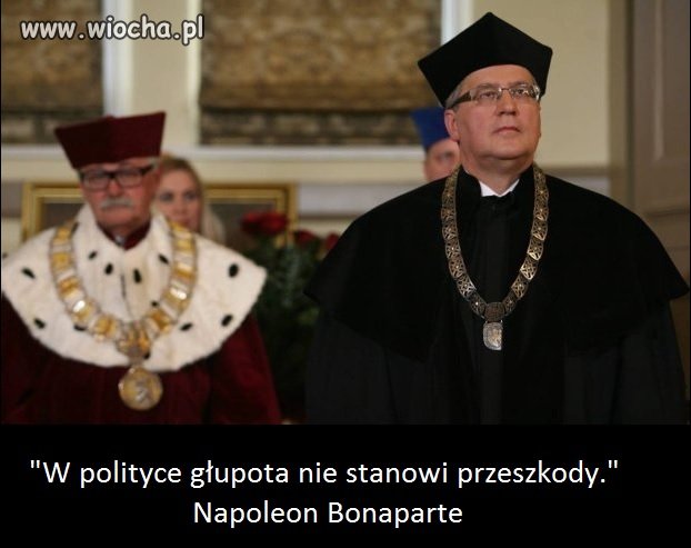 Komorowski doktorem honoris causa