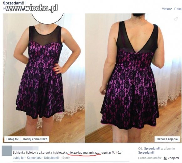 SUKIENKA NIE ZAKŁADANA ANI RAZU!