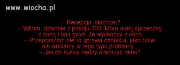 Sprzeczka z żoną