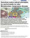 Matce zabrano zasiłek na chorego syna 