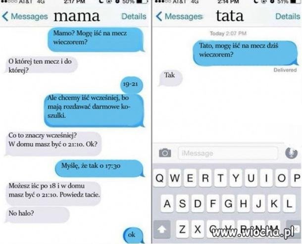 Mama vs tata