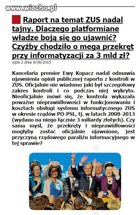 Czyżby następna złodziejska afera ?