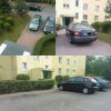 Parking pusty a pani prawie wjechała do klatki