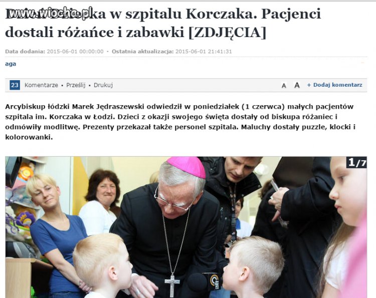 No to arcybiskup zaszalałłł!