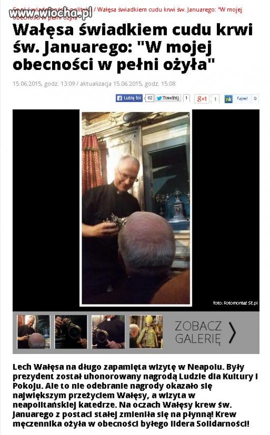 Wałęsa ześwirował 