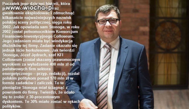 Facet od początku "sprawdzał" uczciwość polityków