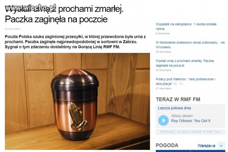 Wpadka Poczty Polskiej 