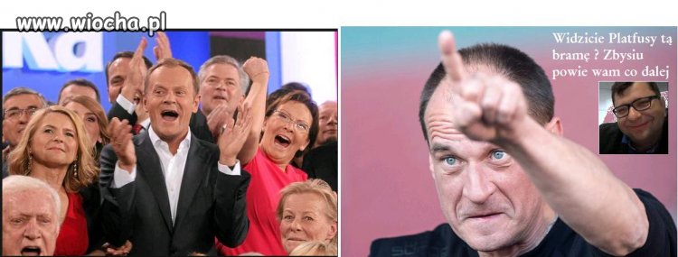 Widzicie tą bramę ? tam będziecie po wyborach.